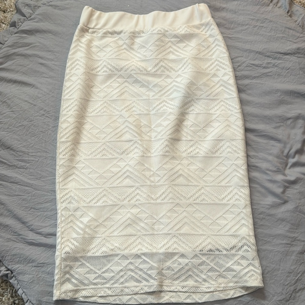 Bebe Skirt white